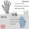 Bath Exfoliating Gloves Scrub - 4 pcs Lengthened and Large