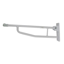 Homecraft Devon Elite Folding Support Rail, Locking Bathroom Wall Mounted Safety Handle for Lavatory