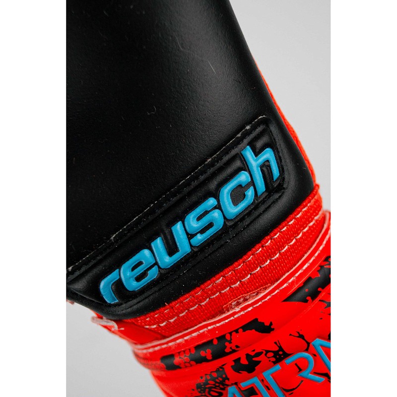 Reusch Attrakt Grip Evolution Finger Support Junior Goalkeeper Gloves with