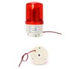 QWORK Industrial LED Rotating Strobe Beacon Warning Lights, 4 Pack
