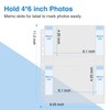 Sooez 30 Pack 4x6 Photo Sleeves, Heavy Duty Photo Sleeves