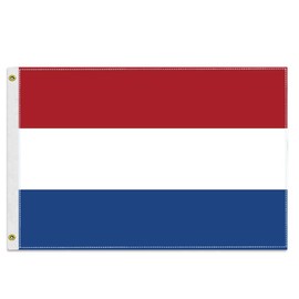 12×18 inch Netherland Nautical Flag, 30×45 CM Small 100D Holland Outdoor Banner,Tiny Doube Side Printing Decor For Patio Garden With Brass Gromment