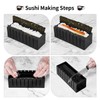 MLRYH Sushi Making Kit Sushi Maker 12 Pcs Plastic Premium