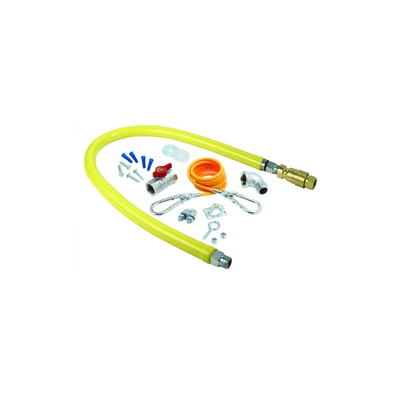 T&S Brass HG-4D-36K Gas Hose with Quick Disconnect
