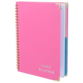 Tofficu Convenient Spiral Notebook Minimalist Lined Journal for Students Travelers and Teachers Compact Design for Notes and Planning Cherry Blossom