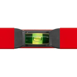 SOLA LSX10 X PRO Aluminum Box Profile Spirit Level with 2 60% Magnified Vials, 10-Inch, Red
