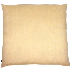 DDintex Zabuton Cushion Cover, French Melange Straw, 21.7 x 23.2 Inches (55 x 59 cm), Uses Lithuanian Linen