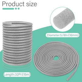 Backer Rod Foam Caulk Saver for Gap and Joint Concrete Filling Gray (5/8" Diameter x 49' Length)