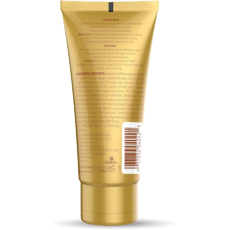 Jalea Real Grisi Jalea Real Cremas Para Manos 80ml, color,