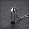 2pcs Vial Necklace Glass Vials Mini Glass Bottles Necklace Pendants