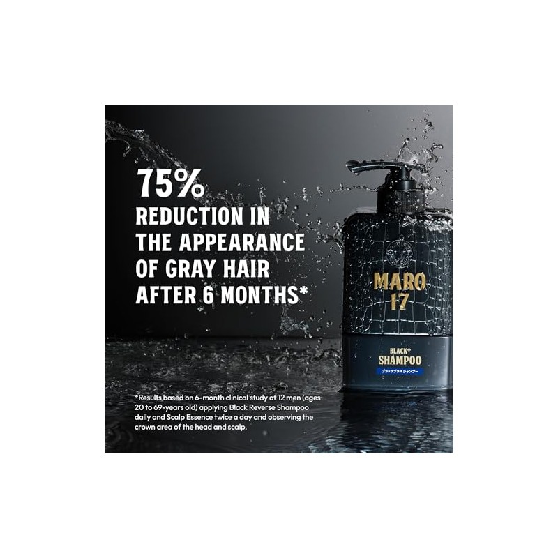 MARO17 Black Plus Champú 13.8 fl oz (350 ml)
