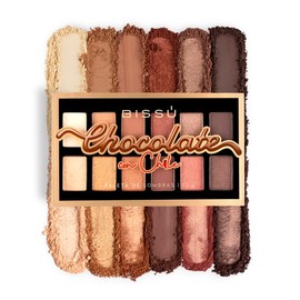 Bissú Cosméticos, Paleta Sombras12 tonos Chocolate Con Chile                                                                                          