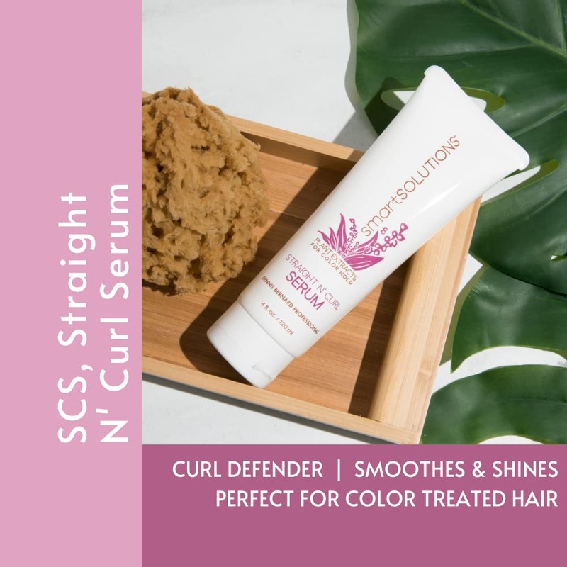 smartSOLUTIONS Straight N' Curl Serum 12 oz, | Smooths &