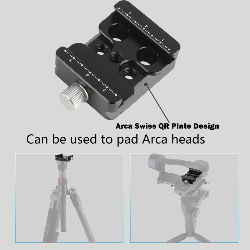 NICEYRIG Quick Release Clamp Compatible with Arca Standard for DJI