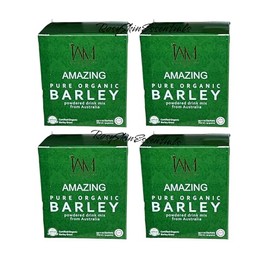 RosySkin Essentials IAM Amazing Pure Organic Barley Powdered Drink Mix from Australia - (Pack of 4)