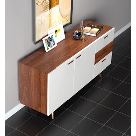 A-b-cil 206" X 16" Dark Wood Contact Paper Walnut Wood Wallpaper Peel and Stick Stickers Waterproof Kitchen Cabinet Contact Paper Wood Grain Vinyl Wrap