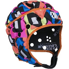 Body Armour Mens Ventilation Rugby Scrum Cap Head Guard - Multi - XL