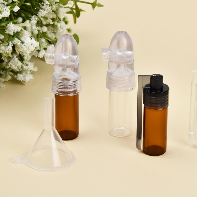 Bezavea Small Storage Bottle Set - 4 Piece Snuff Container
