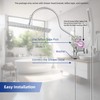 Hibbent All Metal Shower Head Holder, Adjustable Solid Brass Showerhead