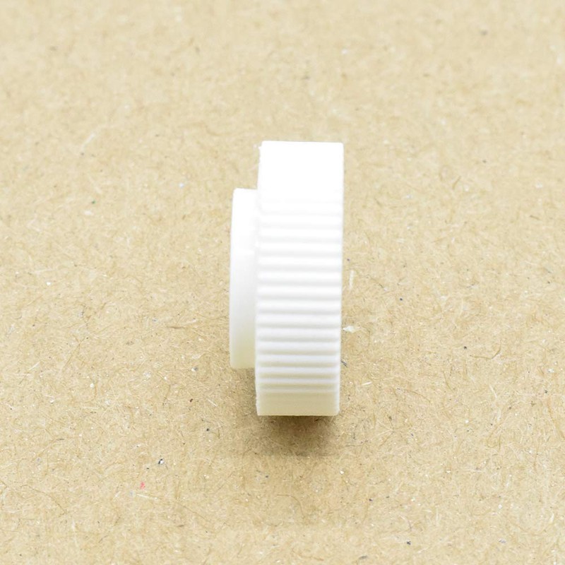 Knurled Nut M4 White Plastic PA 6.6 Spacer Nut Diameter