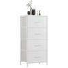 Sweetcrispy Dresser for Bedroom, Storage Drawers, Skinny Fabric Storage Tower