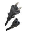 AC Power Cord, 2 Pieces, Glasses Power Cable, 7A, 5.9