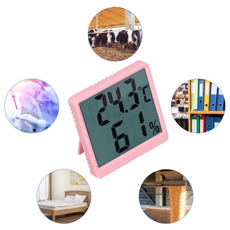 Digital Hygrometer Thermometer Indoor Temperature Humidity Monitor Accurate Gauge Meter