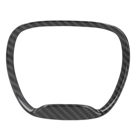 Steering Wheel Trim Steering Wheel Moulding Frame Cover Trim Kit for 2015-2019 2014-2019 Grand Cherokee 2014‑2019 (Carbon Fiber Pattern)