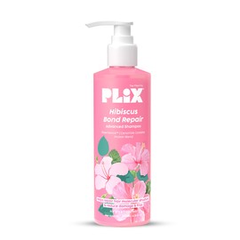 PLIX - THE PLANT FIX Hibiscus Bond Repair Advanced Shampoo for Damaged, Frizzy Hair - 200ml | Repair Hair Molecular Structure | FiberHance & Hibiscus Extract | Men & Women