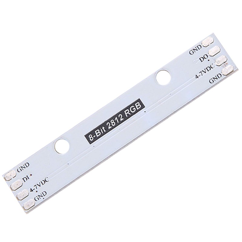 Ahvqevn 8 x WS2812B 5050 RGB Powered LED Strip Built-in