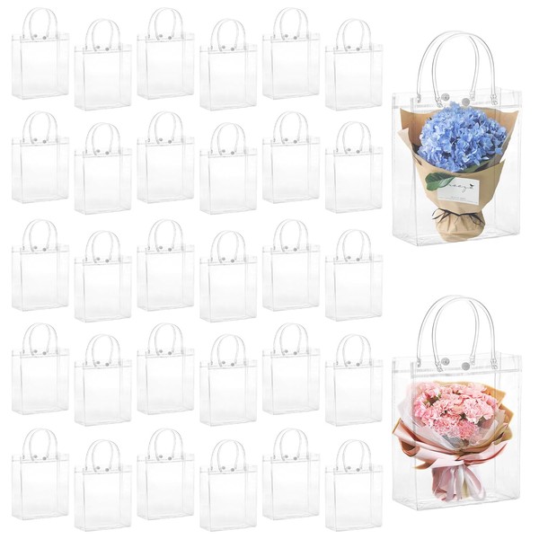 30 PCS Bolsas de Regalo Claro Bolsas de Regalos Con