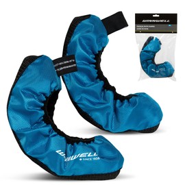 Winnwell Premium Skate Guards (Junior/Medium, Royal Blue) Protective, Cut-Resistant, Water-Resistant Covers for Ice Hockey and Figure Skates (Fits Skates Sizes 1-5)
