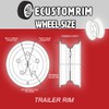 eCustomrim Trailer Wheel Rim 15x5-5 On 5 in. 5 Hole