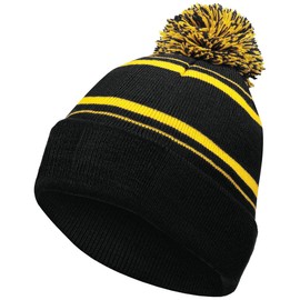 Holloway Sportswear Homecoming Beanie OS Black/Light Gold