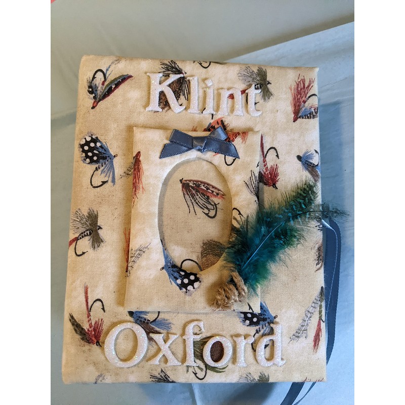 Fishing Photo Album- Holds 100 4x6 Photos - Handmade