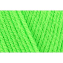 Sirdar Hayfield Bonus DK Crochet Yarn, 100% Acrylic Double Knitting Wool for Toys Jumpers & Sweaters - 100g Ball - Neon Green (552) - Single (1 Ball)