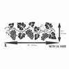 Grapevine Stencil, 23 x 8.5 inch - Classic Grape Vine