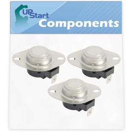 3-Pack 3390291 Dryer Thermostat Replacement for Kenmore/Sears 11096582800 Dryer - Compatible with WP3390291 High Limit Thermostat - UpStart Components Brand