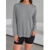Trendy Queen Womens Oversized Long Sleeve T Shirts 2025 Basic