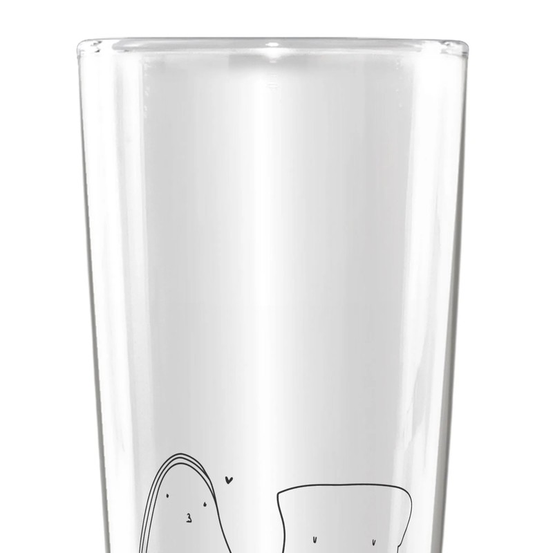 Mr. & Mrs. Panda Bierglas Avocado Toast - Geschenk, Verlobt,