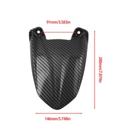ABCERRSI Motorcycle Rear Fender Mudguard, Carbon Fiber Rear Fender Protector for Talaria Sting X3 MX3 MX4 Electric Motocross Dirt Pit Bike
