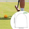 KKONHII 12 PCS Croquet Wickets Replacement Metal Croquet Hoops Galvanized