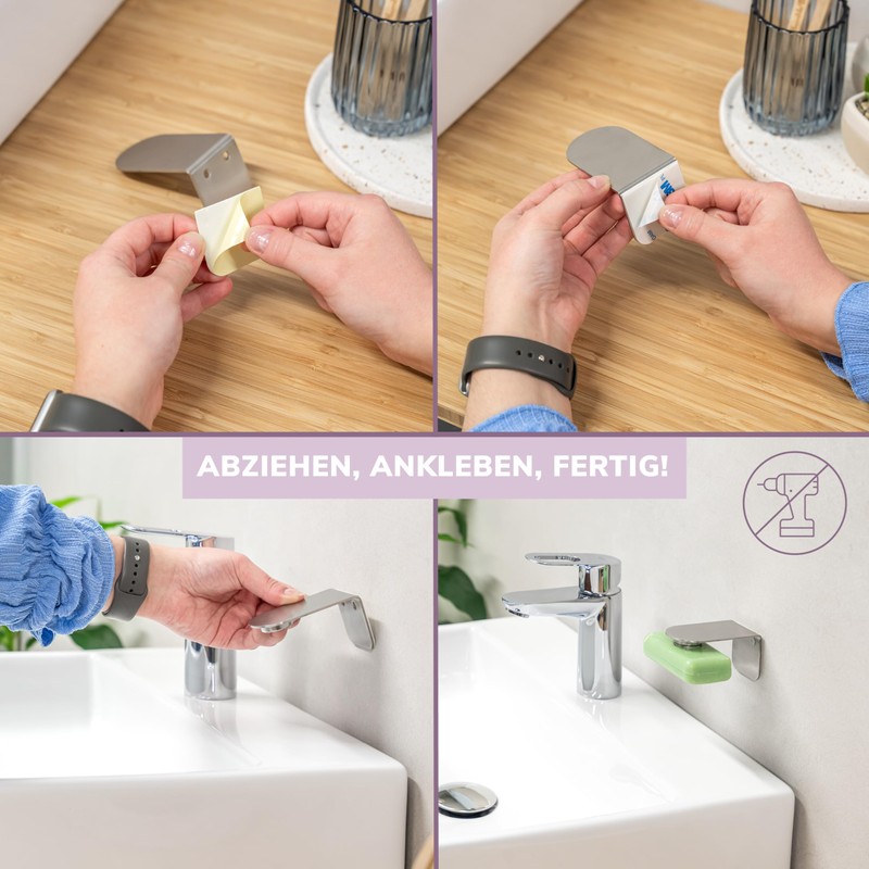 bremermann PUREZZA Magnetic Soap Holder - Free Hanging Soap with