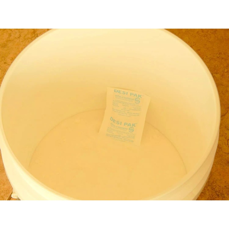 Desiccant for 5-Gallon Bucket Food Storage Moisture Control - 12