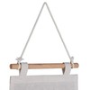 Relaxdays Hanging Organiser, 3 Compartments, Cotton, H x W: 74