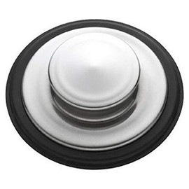 InSinkErator Tapón de fregadero, 3-3/8" ID, 4-1/2 OD, Acero inoxidable