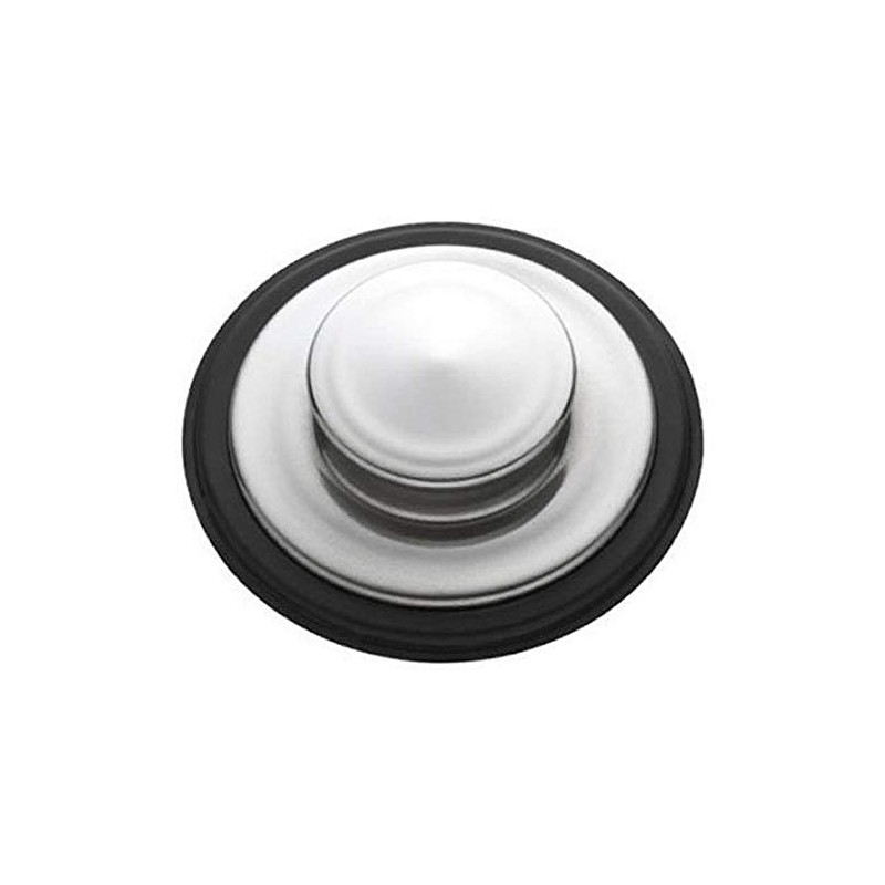 InSinkErator Tapón de fregadero, 3-3/8" ID, 4-1/2 OD, Acero inoxidable