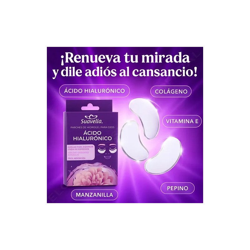 Parches De Hidrogel De Colageno Reduce Ojeras 3 Pzs