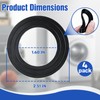 4-Pack Washer Drain Gasket Compatible with WH23X38617 Pump Filter with
