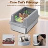 BETOPET Stainless Steel Litter Box - Extra Large Easy Cleaning